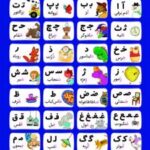 پوستر الفبا کلاس اولی پارچه‌ای